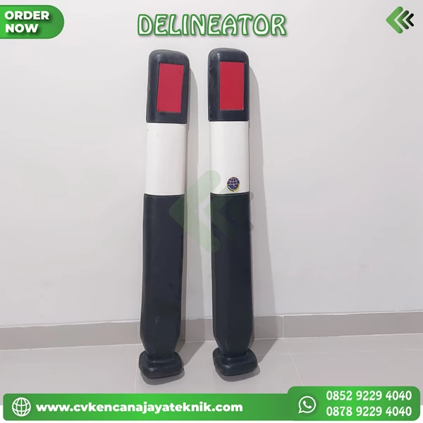 post delineator  / iron / road safety stake