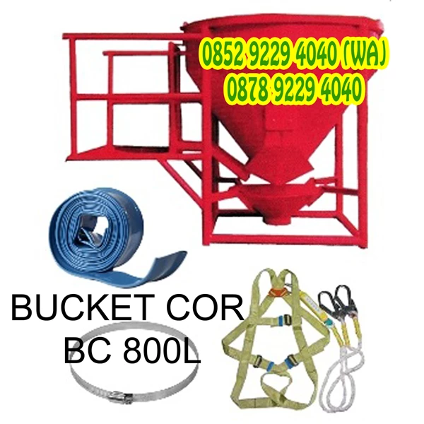 Bucket Cor 800L -  Concrete Bucket