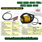 Portable Electric Vibrator -  Vibrator Beton 1