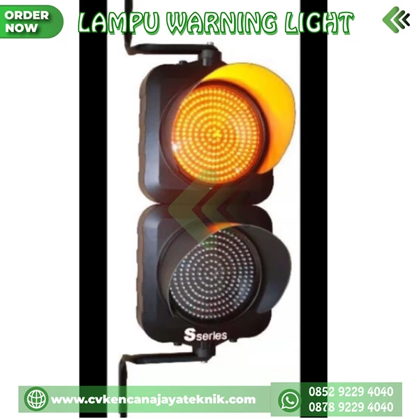 Lampu Traffic Light 2 Aspek 20 Cm