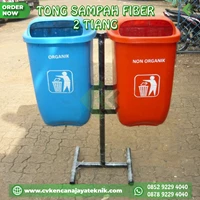 Garbage Fiber 2 In 1-2 Fiber Side garbage cans-Waste Management
