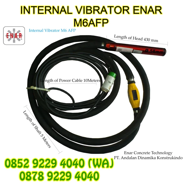 Internal Vibrator Enar M6afp - Concrete Vibrator