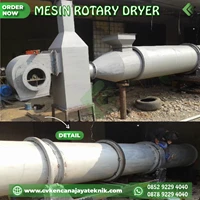 Mesin Rotary Dryer -  Mesin Pengering Tepung 