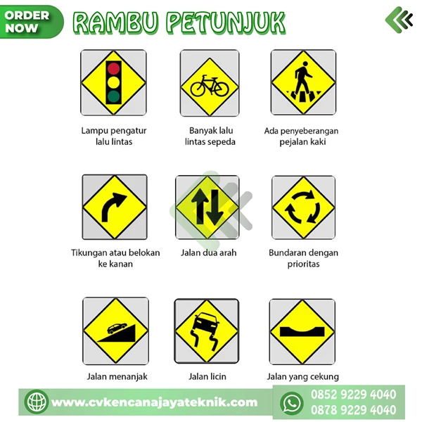 Guidance signs - Traffic signs