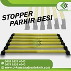 stopper parkir besi - wheel stopper 1