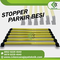 stopper parkir besi - wheel stopper
