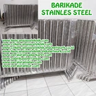 Barikade stainles steel - Pagar Pembatas Jalan 2