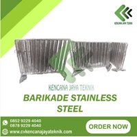 Barikade stainles steel - Pagar Pembatas Jalan